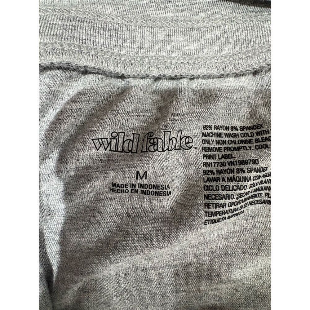 *3/$15 Wild Fable Women's Skater Skort Medium Gray Casual Stretchy Knit - Picture 4 of 5